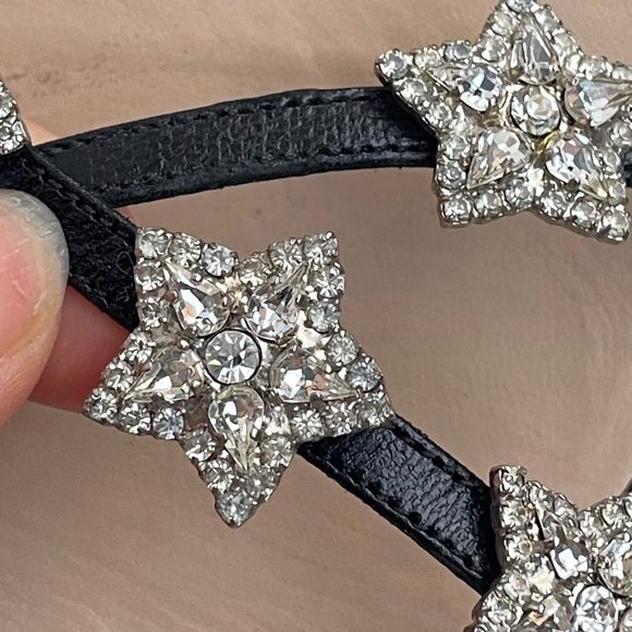 Authentic Manolo Blahnik sandals with crystal stars. - Picture 13 of 17